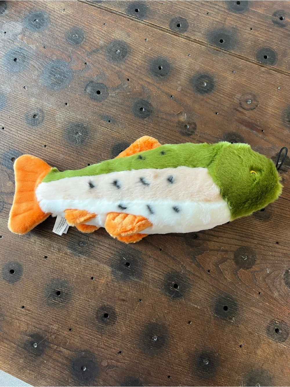 Plush Fish Pet Toy - Fluff and Tuff Ruby The Rainbow Trout